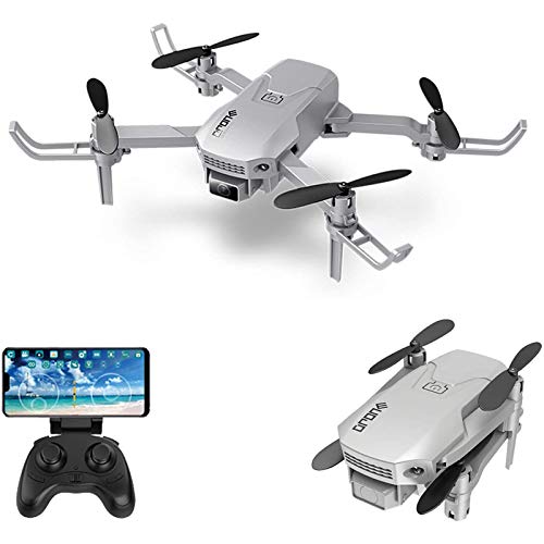 Drone RC con cámara 4K HD, Mini Drone WiFi FPV para niños, Quadcopter RC con Volteretas en 3D, trayectoria de Vuelo, Modo sin Cabeza, retención de altitud, despegue/Aterrizaje con una tecla,1 Battery