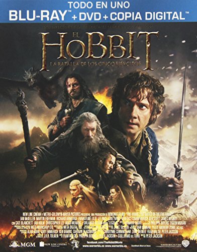 El Hobbit: La Batalla De Los Cinco Ejércitos (BD + DVD + Copia Digital) [Blu-ray]