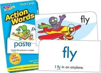 Flash Cards Action Words 96/Box by Trend Educational Products