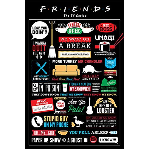 Friends (Infographic Poster, sin laminar