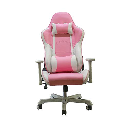 Furniture Decoration Gaming Chair PU Leather Swivel Chair High Back Racing Game Chair Office Chair Lift Chair Leisure Chair Ergonomic Leather High Chair (Color : Picture Color Size : 70X70X125CM)