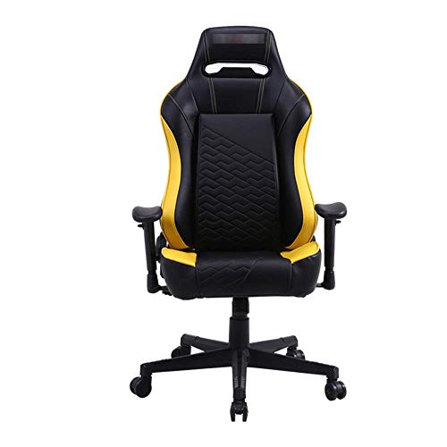 Furniture Decoration Gaming Chair Swivel Computer Office Chair PU Leather Game Chair High Back Swivel Racing Computer Chair Ergonomic Leather High Chair (Color : Picture Color Size : 67X67X125CM)