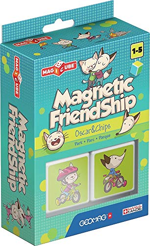 Geomag- Magnetic Friendship Bloque de construcción, Multicolor, 2 Piezas (107)