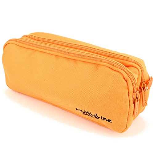 Grafoplás 37542052-Estuche portatodo doble Multiline color naranja