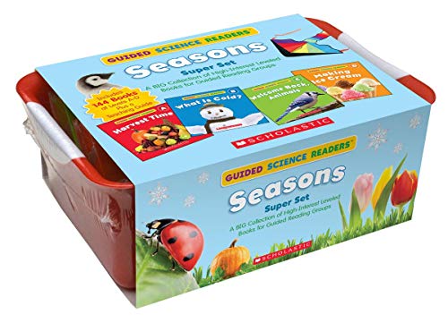Guided Science Readers Super Set: Seasons: A BIG Collection of High-Interest Leveled Books for Guided Reading Groups (Guided Reading Pack)