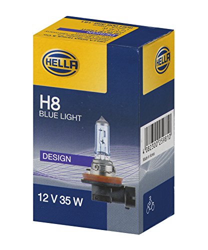 HELLA 8GH 008 356-181 Lámpara, H8, 12V, 35W, Tipo de portalámpara PGJ19-1, +30 Blue Light