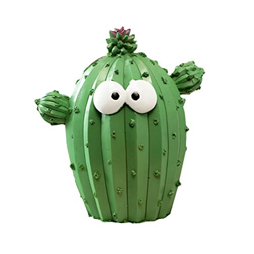 IMIKEYA - Hucha con forma de cactus para decoración de guardería o casa (patrón aleatorio, unisex)