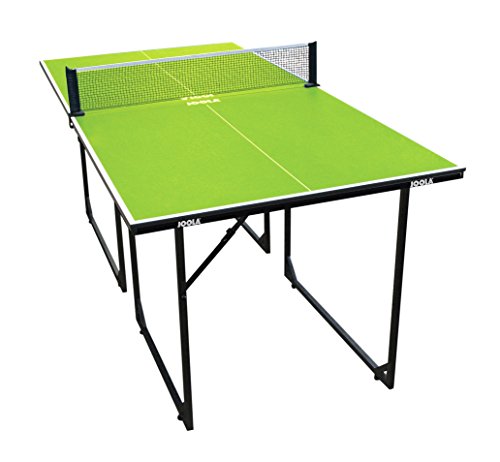 JOOLA Mesa de Ping Pong de tamaño Mediano, para Interiores, Incluye Red de 22 kg, Color Verde, 168 x 84 x 76 cm