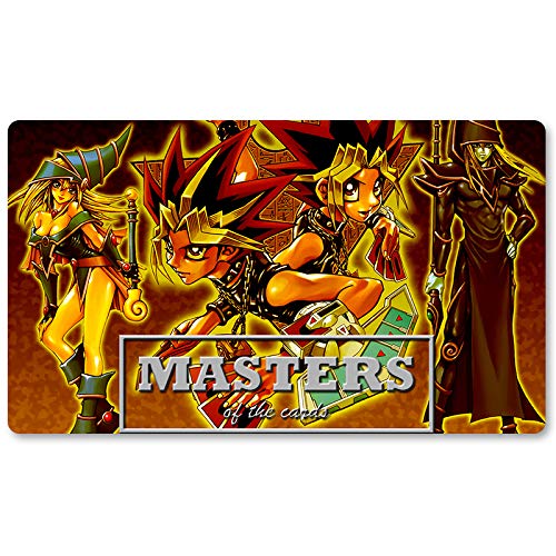 Juego de mesa Yugioh de Masters of The Cards, alfombrilla de juego de mesa de 60 x 35 cm, alfombrilla para ratón MTG para Yu-Gi-Oh! Pokemon Magic The Gathering