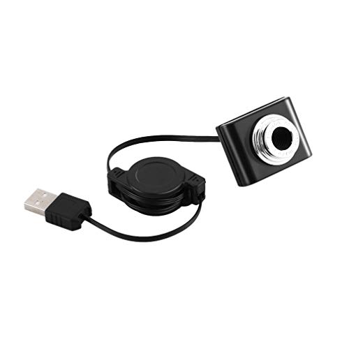 Kitechildhssd Mini Webcam HD Cámara de computadora Web para computadora portátil de Escritorio USB Plug and Play