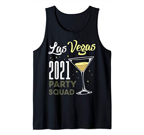 Las Vegas 2021 Party Squad Nevada Gambling Poker USA Casino Camiseta sin Mangas