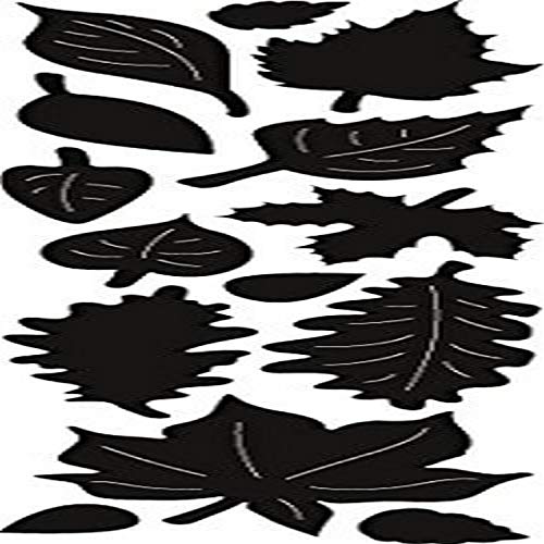 Marianne Design Troqueles con diseño Matriz de Hojas de otoño, Metal, Gris, 2.7 x 9.6 x 0.3 cm