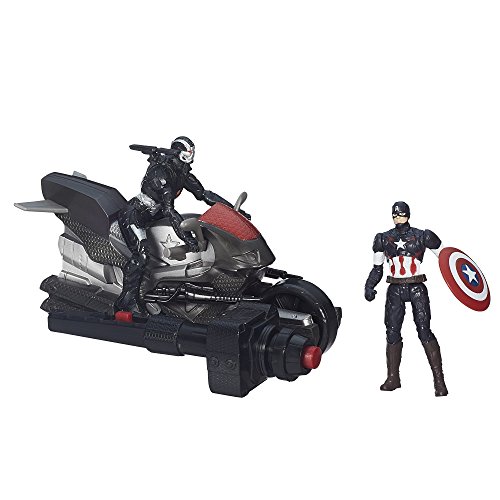 Marvel Avengers Age of Ultron Capitán América y Marvel'S War Machine 2.5 Pulgadas Figuras con Ciclo de explosión