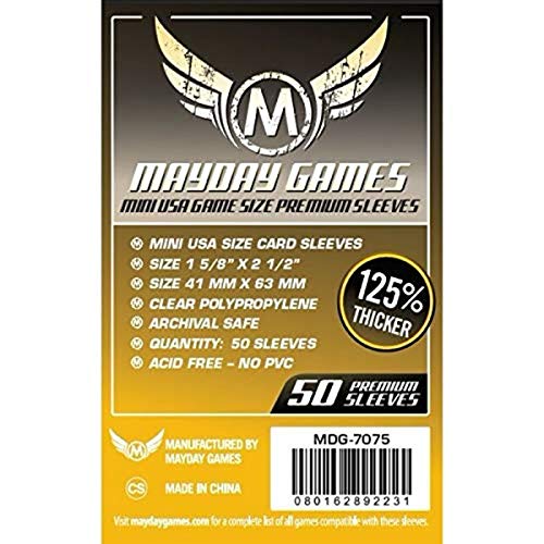 Mayday Games - Juego de Cartas (41 x 63 mm, 50 Unidades)