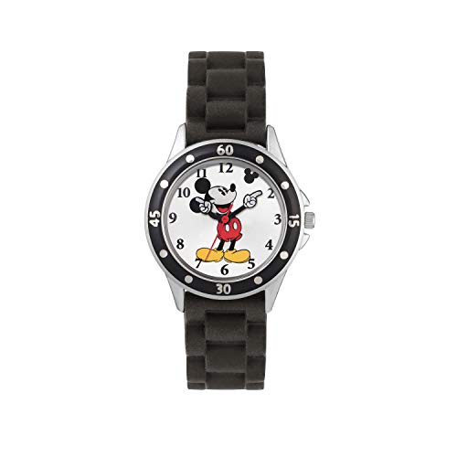Mickey Mouse Reloj Analógico para niños de Cuarzo con Correa en Caucho MK1195