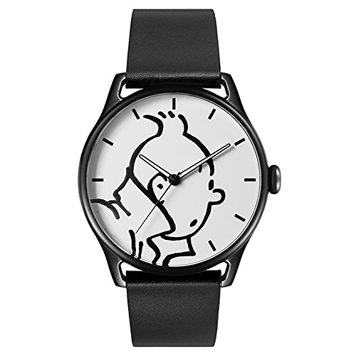 Moulinsart Reloj de cuero Ice-Watch Tintín en acción Classic L 82439 (2018)