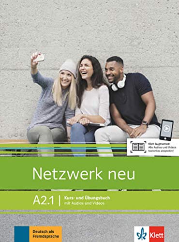 Netzwerk neu a2.1, libro del alumno y libro de ejercicios, parte 1: Kurs- und Ubungsbuch A2.1 mit Audios und Videos