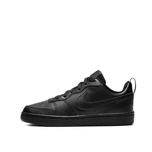 NIKE Court Borough Low 2, Sneaker, Black Black Black, 39 EU