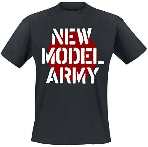 Nuevo modelo ejército hombres Logo (negro) camiseta negro - Negro - Small