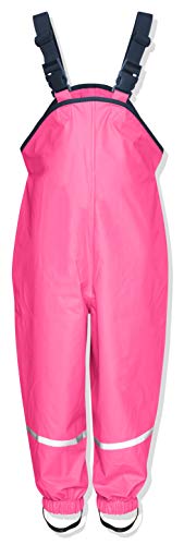 Playshoes Regenlatzhose, Pantalones para Niños, Rosa (Pink), 3-4 años/104 cm