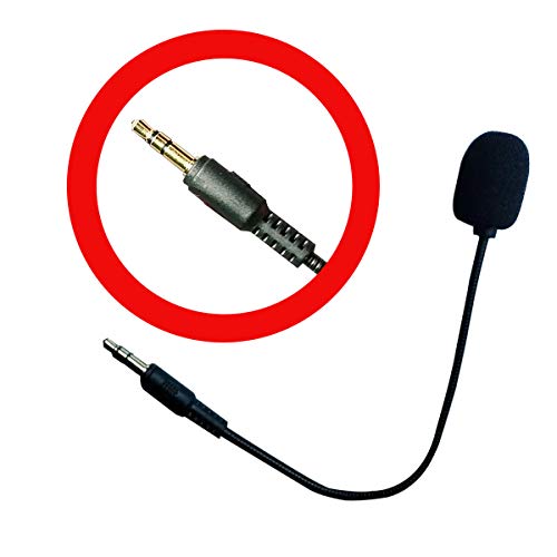Reemplazo de micrófono Boom Mic 3.5mm Compatible para Turtle Beach Ear Force Auriculares para juegos Xbox One PS4 Nintendo Switch Mac PC Auriculares para juegos de computadora