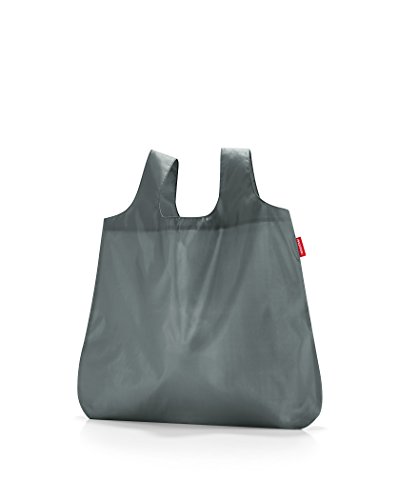 reisenthel Mini Maxi Shopper Pocket Bolsa de la Compra, Poliéster, Gris, 60 x 7 x 43.5 cm