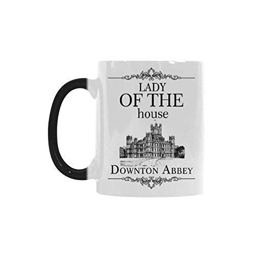 R&H 11 Oz Academic Humor Mug Lady Of The House Downton Abbey Mug Coffee Mug Heat Reveal Color Changing Cup