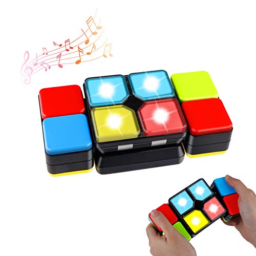 Seamuing Magic Cube Electronic Music Cube Mágicos Juegos Electrónicos Variedad Carrera Educativa Rompecabezas Juegos Mentales Juguete de Novedad para Niños,Niñas y Jugadores