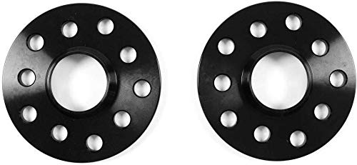 Separadores de rueda (20 mm, 5 x 100 mm, 5 x 112 mm, 57,1 mm, 10 mm por lado), color negro