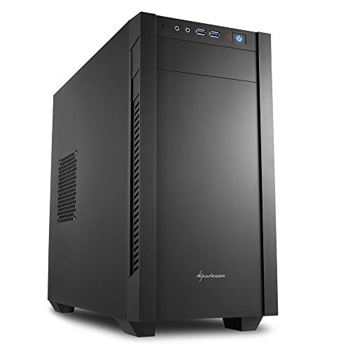 Sharkoon S1000 - Caja de Ordenador, PC Gaming, MICRO-ATX, Negro