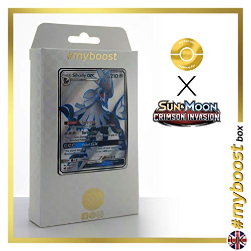 Silvally-GX (Silvallié-GX) 108/111 Full Art - #myboost X Sun & Moon 4 Crimson Invasion - Coffret de 10 Cartes Pokémon Aglaises