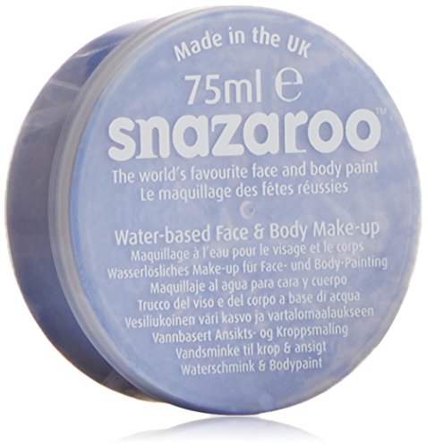Snazaroo - Maquillaje al agua para cara y cuerpo (75 ml)- color cielo azul