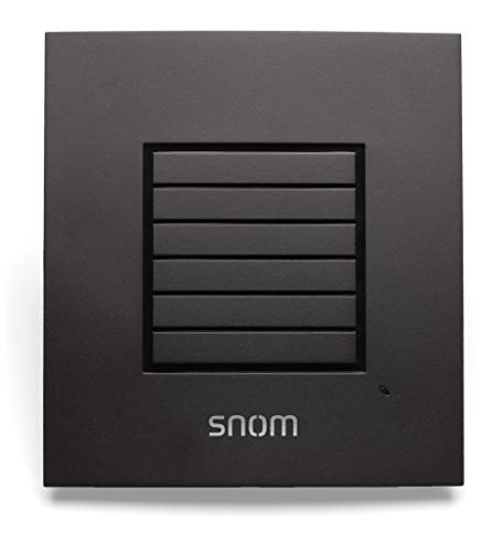 Snom M5 DECT Repeater, Support M300 and M700, Up to 5 simultaneous Calls, Increase The Range w/o Ethernet, Compatible with EU and US Frequency; 3930, Negro