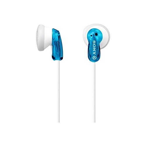 Sony Mdre9Lpl - Auriculares de Botón, Blanco y Azul, 5