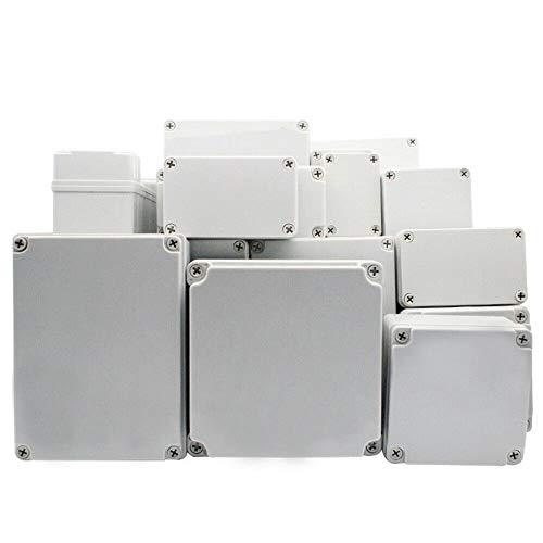 SUPERTOOL Caja de proyecto, cubierta de plástico ABS IP67, caja de conexiones electrónicas, caja de instrumentos impermeable, caja de bricolaje (1 pieza – 175 x 125 x 100 mm)