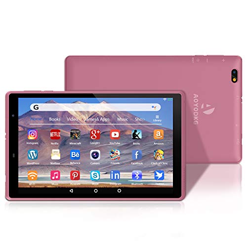Tablet 8 Pulgadas Android 10.0 Tablets con 3GB RAM + 32GB ROM/128GB - WiFi | Bluetooth | 5000mAH,800*1280 IPS-Rosado