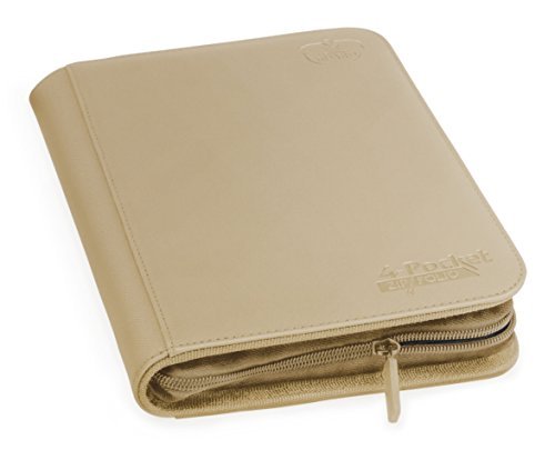 Ultimate Guard 4 Pocket Zipfolio Xenoskin Deck Case, Sand by