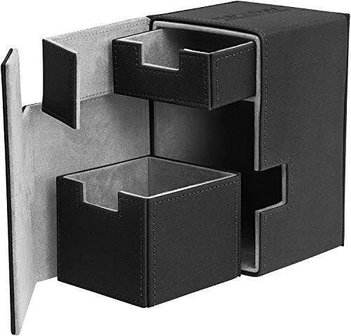 Ultimate Guard Flip´n´Tray Deck Case 100+ Caja de Cartas Tamaño Estándar XenoSkin Negro
