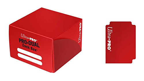 Ultra Pro Deckbox Pro Dual C30 – Juego de Cartas (Rojo)