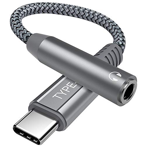USB C Jack 3.5 S20 ACOCOBUY Adaptador USB C a Jack 3.5 mm Compatible con Samsung Note 10/S10/S20 Ultra/S20 Plus/Z Flip/Tab S6, iPad Pro Pixel 4 XL/4/3 XL/3/2 XL Huawei P20 Pro/P30 Pro OnePlus 7T Gris
