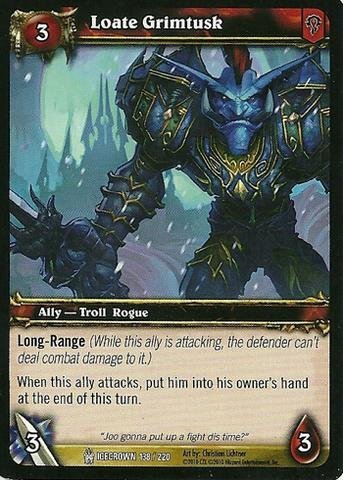 World of Warcraft TCG - Loate Grimtusk (ICE - 138) - Icecrown by World of Warcraft