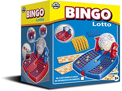 XTURNOS Bingo Lotería con 90 numeros y 48 cartones