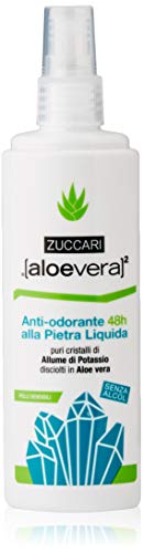 ZUCCARI [Aloe Vera] ² - 48 horas Desodorante con Stone Líquido, 1er Pack (1 x 100 ml)