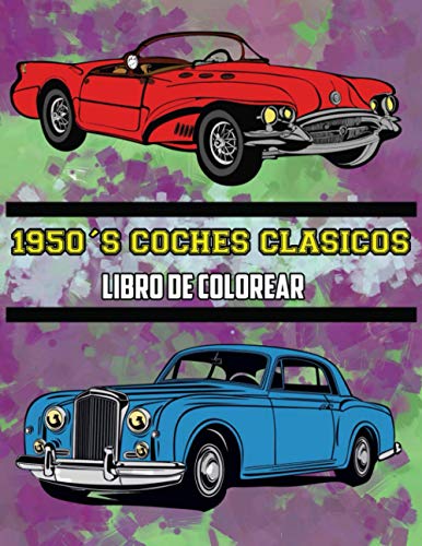 1950's Coches Clásicos Libro de Colorear