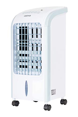 Air Cooler ECO Climatizador portátil con función de deshumidificación 3en1 Enfriador de aire, deshumidificador y purificador de aire - Aire acondicionado portátil con temporizador y mando a distancia