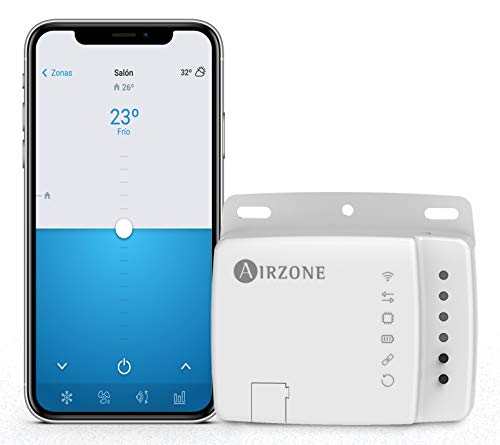 AIRZONE - Aidoo Control WiFi - Termostato WiFi - Compatible con Alexa y Google Home - Aire Acondicionado Mitsubishi Electric - Función control por voz