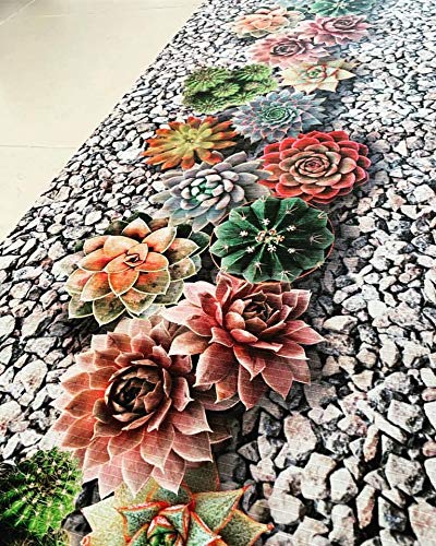 Alfombra de carrera Cactus - Dimensiones: 250 x 57 cm.