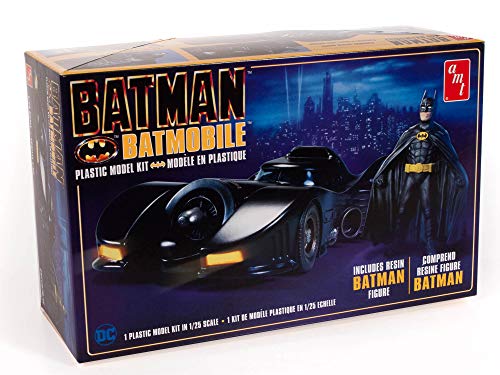 AMT AMT1107 1:25 1989 Batmobile - Figura de Batman de Resina, Color Negro