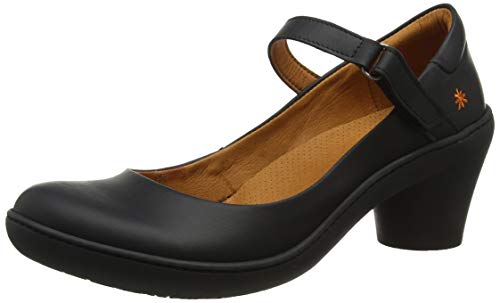 Art Alfama, Zapatos de tacón con Punta Cerrada Mujer, Negro (Black), 39 EU