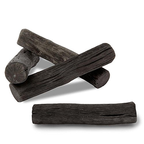 Black+Blum Varillas de filtro de agua de carbón | Filtro de carbón de hidratación antigua tradición japonesa, 4 piezas de duración de 6 meses cada una, madera negra